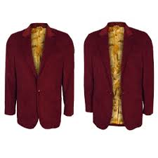 mens velour blazer