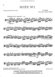 bach cello suite sheet music