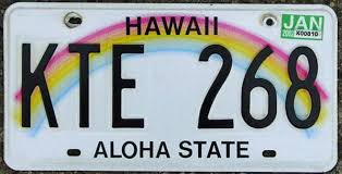 hawaii plates