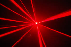 red laser light