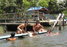 boys swimming