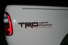 toyota trd stickers