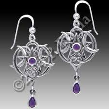 pentacle earrings
