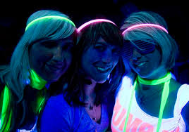 black light party