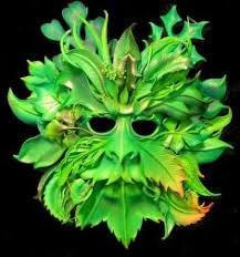 green man mask