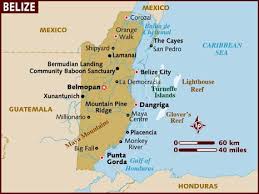 Map of Belize