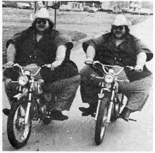 fat girl on motorcycle