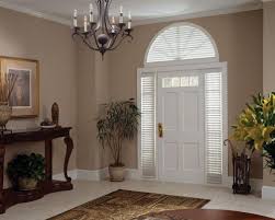 white wood blinds