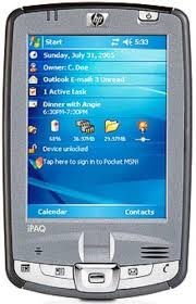hewlett packard pdas