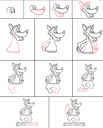 how to draw a wolf
