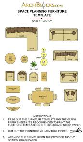 paper furniture templates