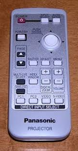 panasonic projector remote