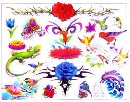 blue rose tattoos