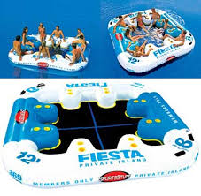 inflatable floating islands