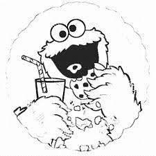 cookie monster coloring book