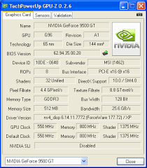 msi geforce 9500gt