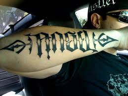 ambigram tattoos