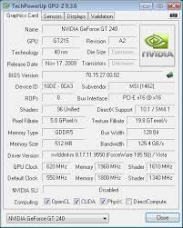 nvidia 240 gts