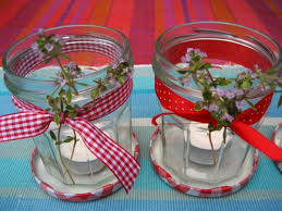 decorating jam jars