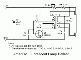 electronic ballast circuit