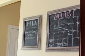 chalkboard calendar