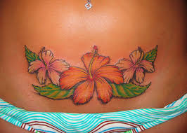hawaiian lettering tattoos