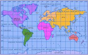 mapa mundial con nombres