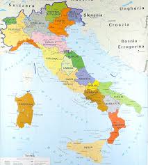 cartina fisica italia