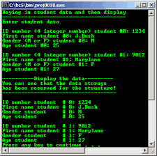 c example programs