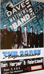 dave matthews concert posters
