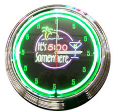 5 oclock somewhere clock