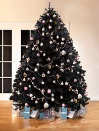 black xmas trees