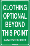clothing optional sign