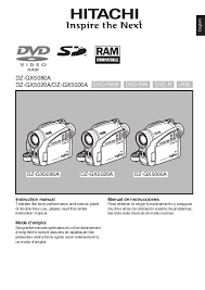hitachi digital camcorders