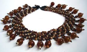 brown beads