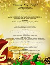 christmas brunch menu