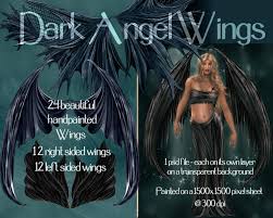 dark angel wings