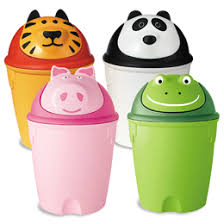 swing top wastebasket
