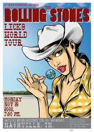 rolling stones concert poster