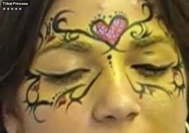 tribal face painting