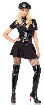 woman police officer costume