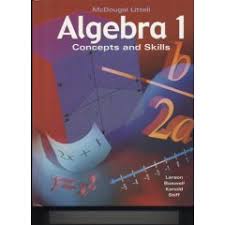 algebra 1 textbook mcdougal littell