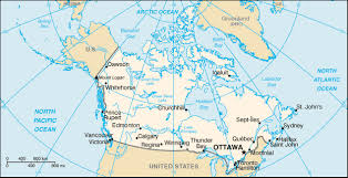 picture map of canada