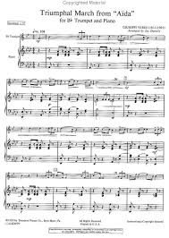 aida sheet music