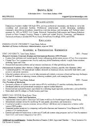 college student resumes