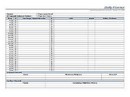 daily planner calendars