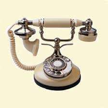 an old telephone
