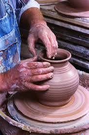 clay pottery wheel