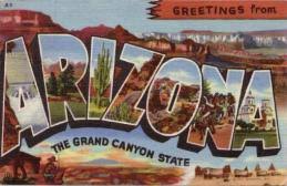 arizona postcards
