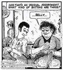 sewing a button